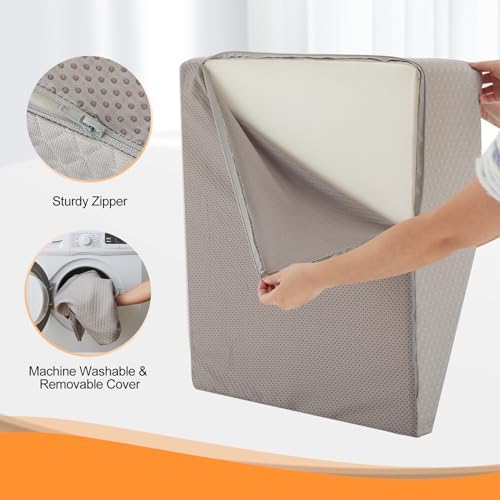 Ruqmuis Leg Elevation Pillow for After Surgery, 8inch Foam Leg Elevating Pillow - Image 6