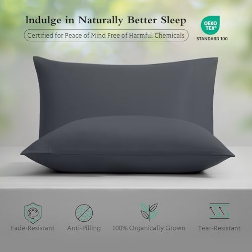 Cooling Pillowcases King Size Set of 2, Viscose Derived from Bamboo - Image 3