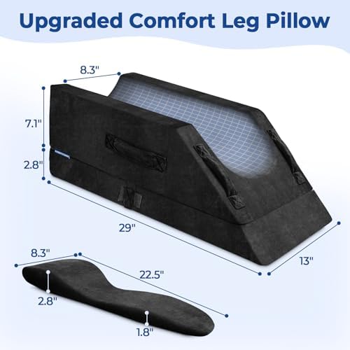 KingPavonini 4-Height Adjustable Leg Elevation Pillow, Single Leg - Image 4