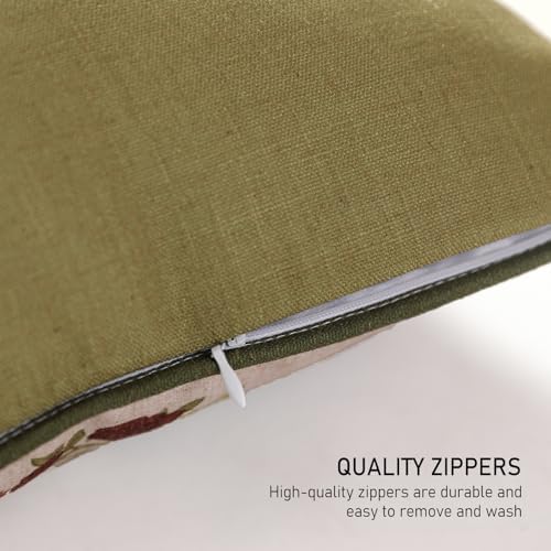 ISAENNE Elegant French Linen Throw Pillow Cover - Image 5