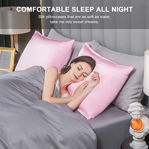 Mulberry Silk Pillowcase for Hair and Skin, Toddler Size Kids Silk Pillow Case - Image 4