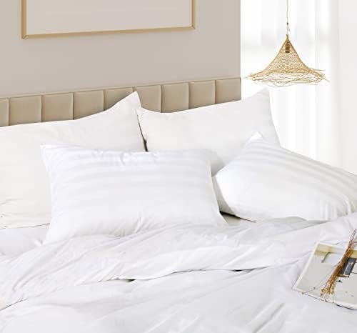 Pillow Cases Standard Size, 100% Egyptian Cotton Pillow Protectors - Image 7