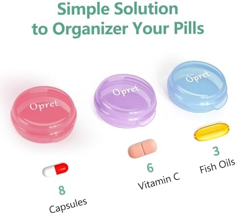 Opret Small Pill Box Portable for Pocket - Image 2