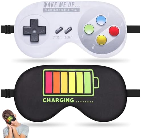 2 Pcs Sleep Eye Mask, Guys Blackout Sleeping Mask by knIykmr