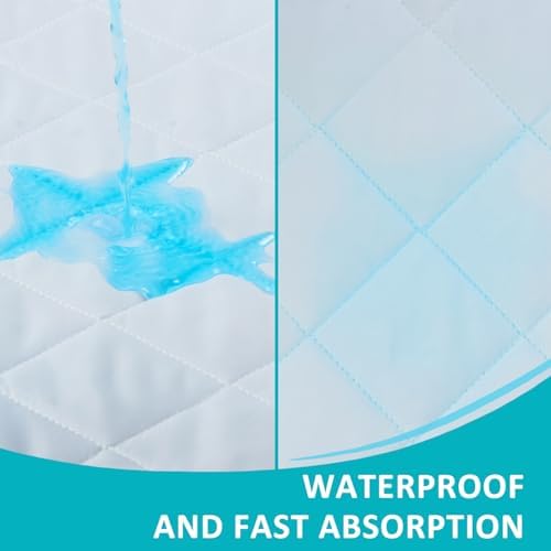 76"x80" King Washable Bed Pads Waterproof, Mattress Protector - Image 4