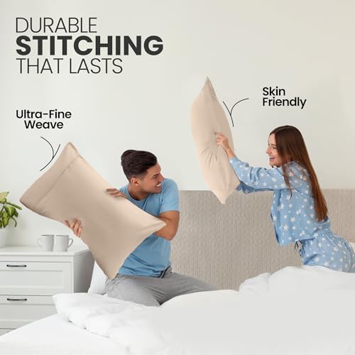 Pillow Covers King Size Set of 12, Soft and Comfy Pillow Cases - Image 4