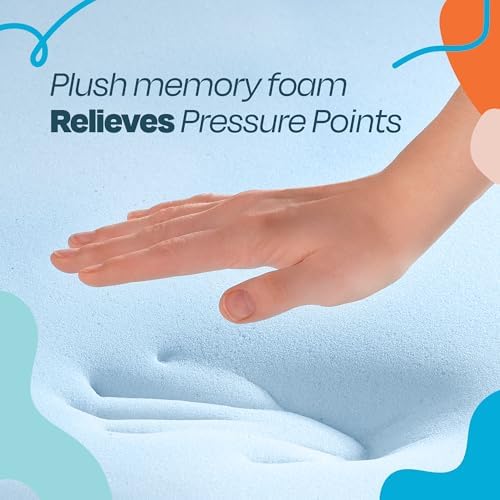 Linenspa Memory Foam Mattress Topper, Twin Size - Image 3