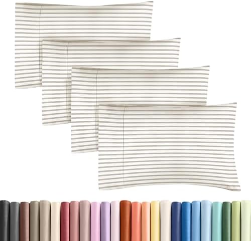 King Standard Pillow Cases Set of 4 by CGKUnlimited
