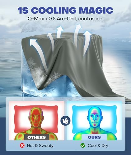 Ultra-Chill Cooling Pillowcase for Hot Sleepers, Softer Than Silk Pillow Cases - Image 2