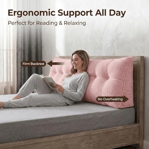 Headboard Pillow King Size, Reading Pillow - Image 4