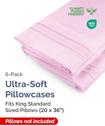 King Standard Pillow Cases Set of 6 - Image 2