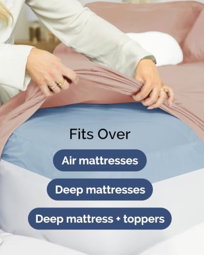 CGK Linens 2 Pack Extra Deep King Fitted Sheets - Image 7