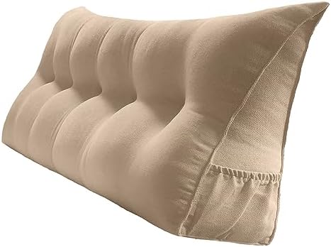 Peachwell Handmade Headboard Pillow-King Size Wedge Support Large Bolster by PEACHWELL