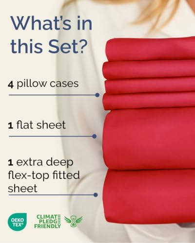 Extra Deep Flex Top Split Head King Sheet Set - Image 2