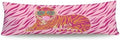 Pink and Orange Tiger 20x54 Body Pillow Cover, Gifts by HUGANE