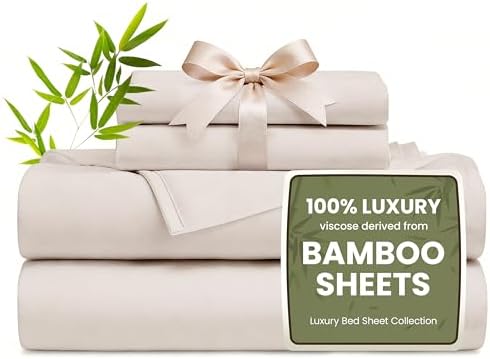 Love's cabin 3 Piece Twin XL Sheet Set, 100% Rayon Derived from Bamboo by Lovescabin