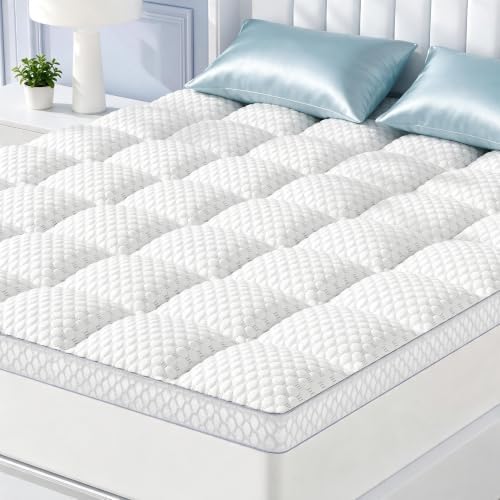 BEDELITE Full Mattress Topper, Pillow Top Mattress Pad Bed Cover 2 Inch by BEDELITE