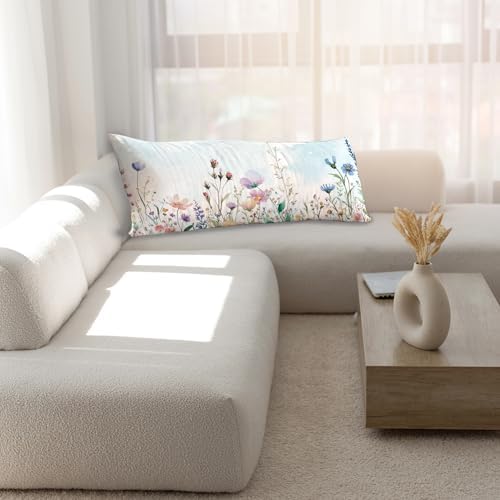Nautical Coastal Seashell Coral 20x54 Body Pillow Cover, Coastal Beach Room - Image 6