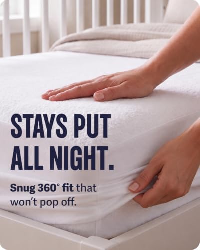 SafeRest Waterproof Crib Size Mattress Protector - Image 5