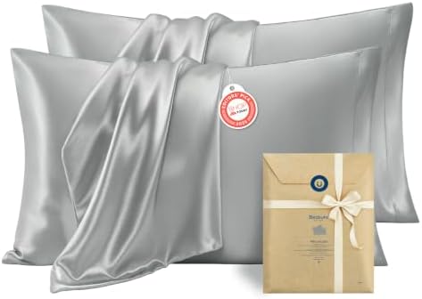 Bedsure King Size Satin Pillowcase Set of 4 by BEDSURE