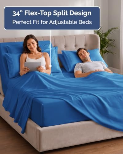 Extra Deep Flex Top Split Head King Sheet Set - Image 3