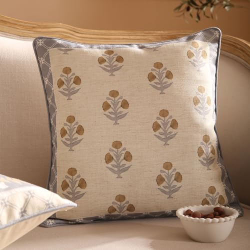 patdrea French Vintage Linen Throw Pillow Cover - Image 2