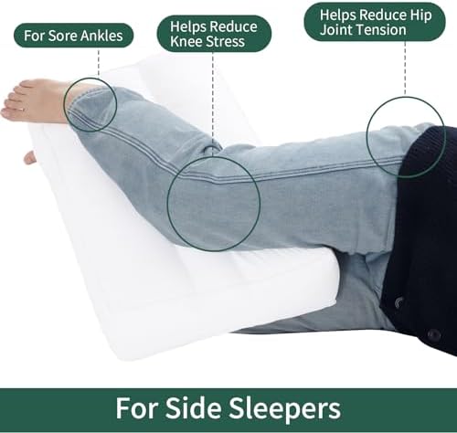 MABOZOO Knee Pillow for Side Sleepers Hip Pain, Between & Under Leg Pillows for - Image 2