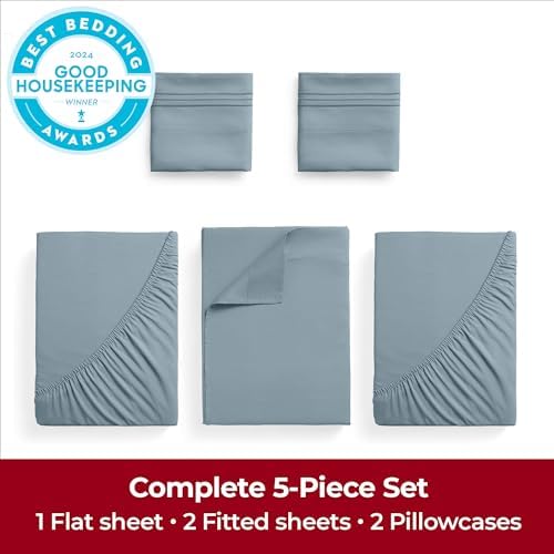 Mellanni Iconic 5-Piece, Ultra Soft Sheet Set - Image 4