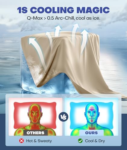 Ultra-Chill Cooling Pillowcase for Hot Sleepers, Softer Than Silk Pillow Cases - Image 2