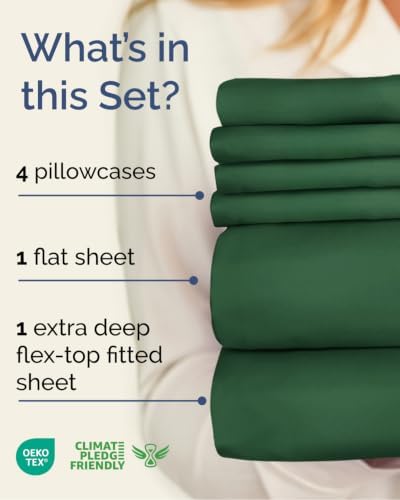 Flex Top Split Head King 6 Piece Sheet Set - Image 2
