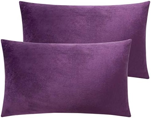 NTBAY Queen Velvet Pillowcases by NTBAY