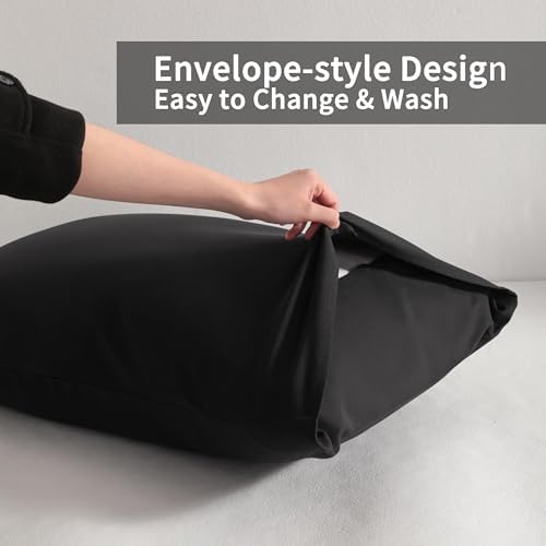 King Pillow Cases, 2 Pack, 20x36 in, Microfiber - Image 3