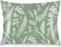 Satin Pillowcase for Hair and Skin, Sage Green Throw Pillow Cover 20"x26" Silk by Unknown