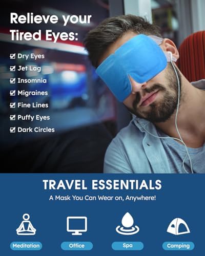 20-Pack Steam Eye Masks for Dry Eyes, Self Heating Warm Compress - Image 2