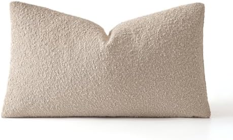 MIULEE Textured Boucle Lumbar Pillow Cover - Image 6