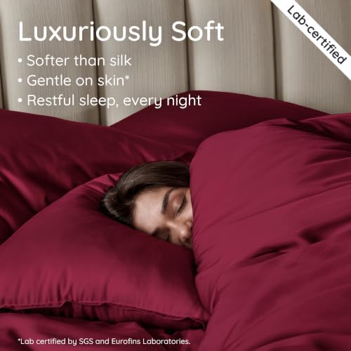 Bambaw 100% Viscose Derived from Bamboo Pillow Cases Queen Size Set of 2 - Image 4