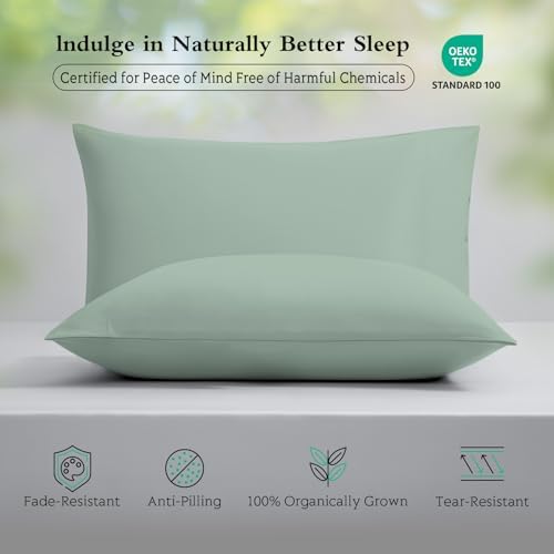 Cooling Pillowcases King Size Set of 2, Viscose Derived from Bamboo - Image 3