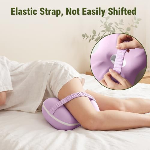 Knee Pillow for Side Sleepers, Between Leg Pillow for Side Sleeping, Cooling - Image 7