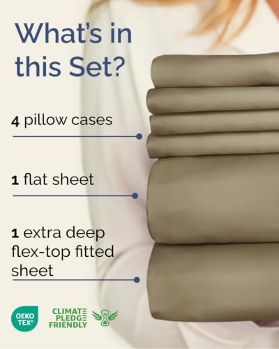 Extra Deep Flex Top Split Head King Sheet Set - Image 2