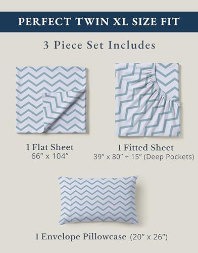 LANE LINEN Twin XL Sheets 100% Organic Cotton Cooling Soft 3pc - Image 4