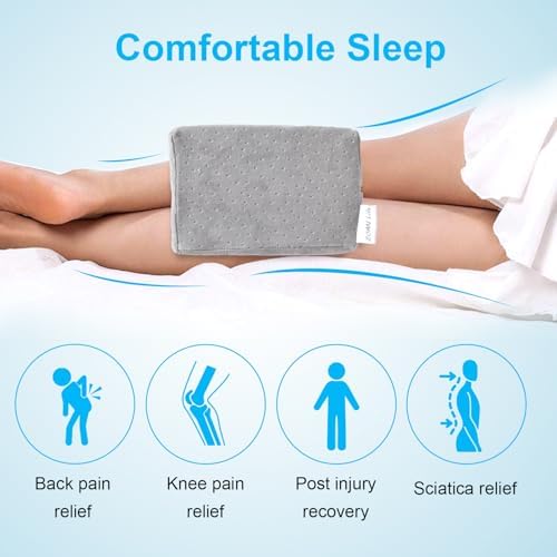 Knee Pillow Cover with Zipper 10" x 8" x 6.4", Replacement Leg Pillow Case - Image 6