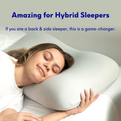 C CUSHION LAB Deep Sleep Pillow, Patented Ergonomic Contour Design - Image 4