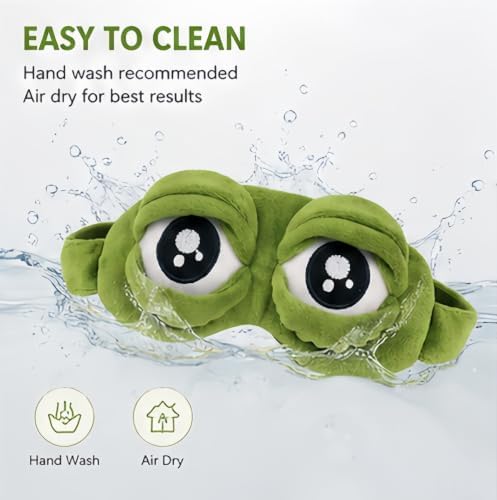 3D Frog Eye Mask, Adjustable Eyelids - Image 5