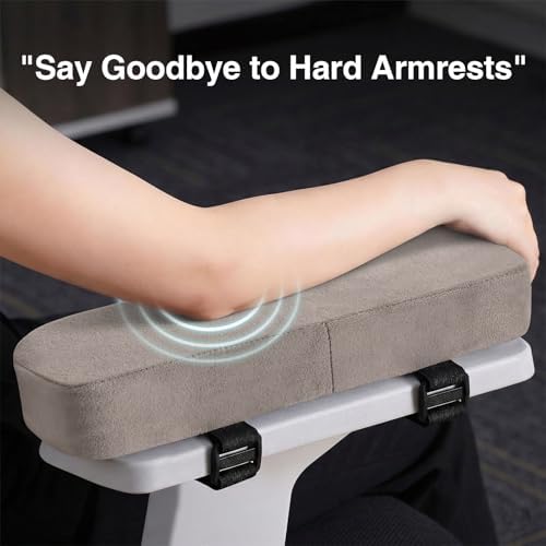 Smiry Memory Foam Office Chair Armrest Pads, Non-Slip Armrest Cushion - Image 3