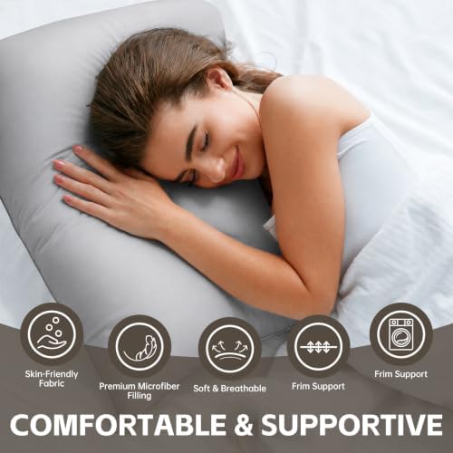 HIMOON Bed Pillows for Sleeping Set of 4, Standard Size Cooling Pillows 4 Pack - Image 2
