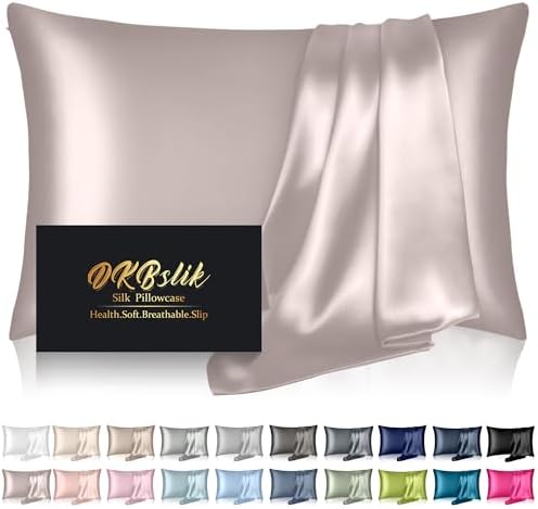 Mulberry Silk Pillow Cases Standard Size, Silk Pillowcase by HOME
