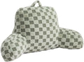 Aimuan Reading Pillow Checkered Bed Rest Wedge Backrest Checkerboard Pillow by AIMUAN