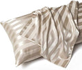 MR&HM Satin Body Pillow case, Champagne Striped by MRHM
