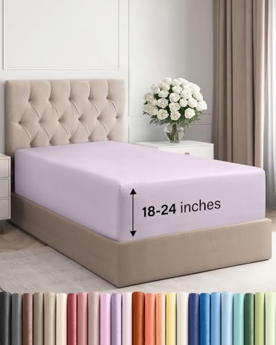 CGK Linens Deep Twin XL Fitted Sheet by CGKUnlimited