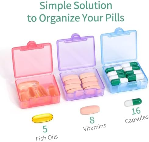 Opret Small Pill Box Square Portable - Image 2